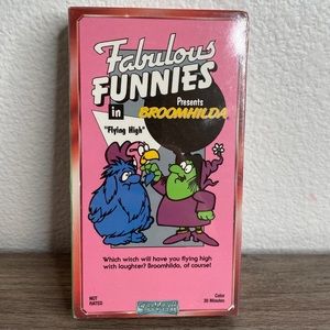 Fabulous Funnies in "Flying High" Broomhilda Witch (VHS, Sealed, 1989) Starmaker
